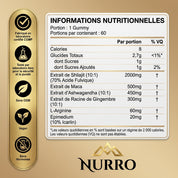 NURRO™ Performance Gummies — Formule 6-en-1 (Formule Améliorée)